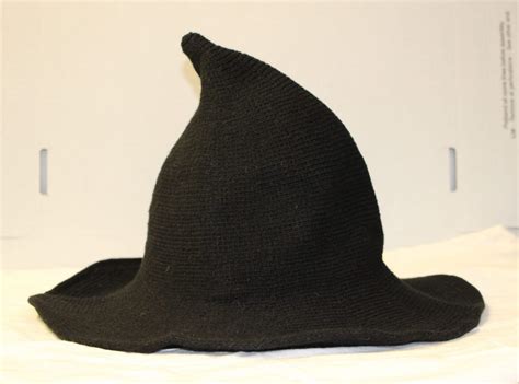 Jet black witch hat